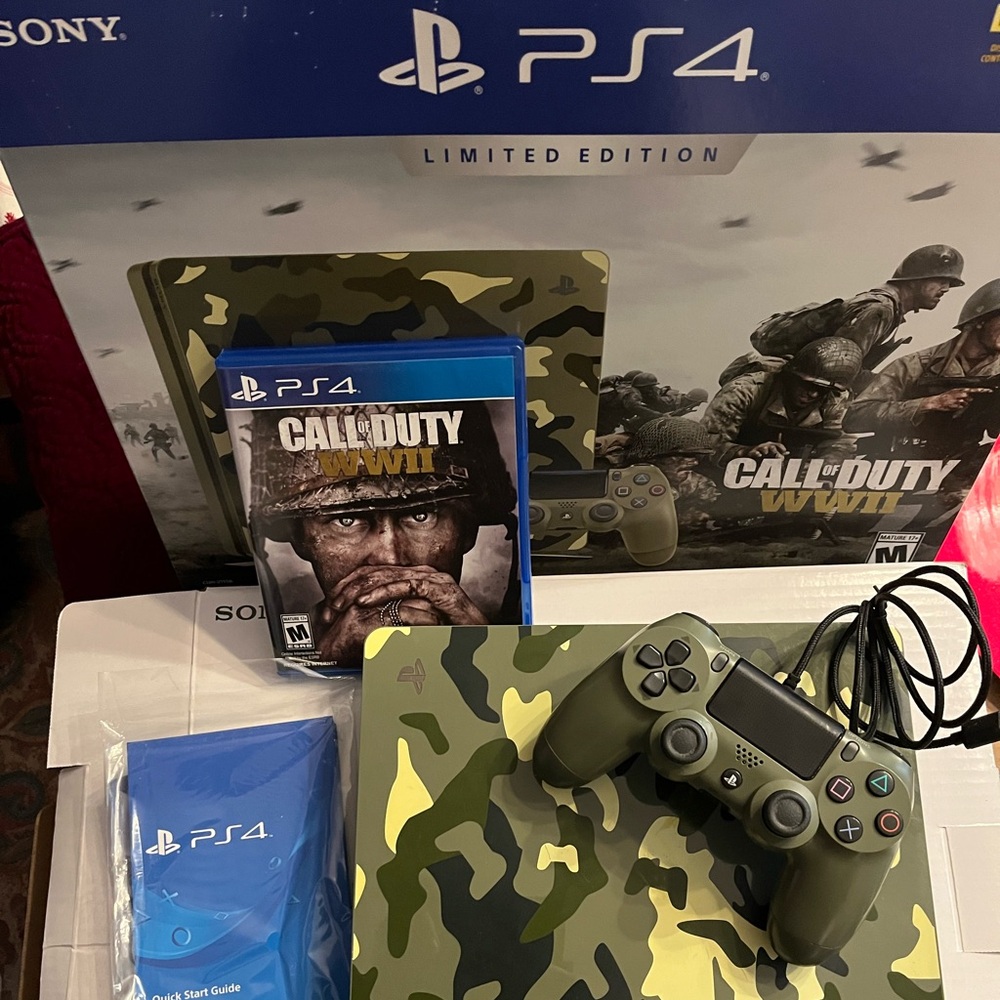 Great-gift idea-Sony PS4 Limited edition call of duty WWII 1TB